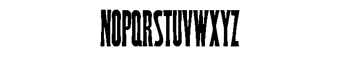 Wood Type Regular Font UPPERCASE
