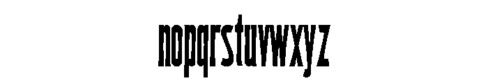 Wood Type Regular Font LOWERCASE