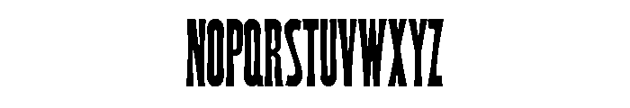 Wood Type Small Caps Font UPPERCASE