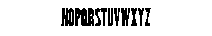 Wood Type Small Caps Font LOWERCASE