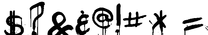 Woodchippr Regular Font OTHER CHARS