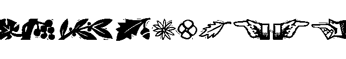 Woodcut Extras FONT