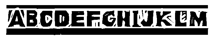 Woodcut Regular Font UPPERCASE