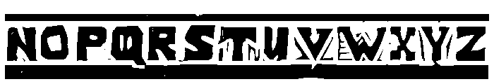 Woodcut Regular Font LOWERCASE