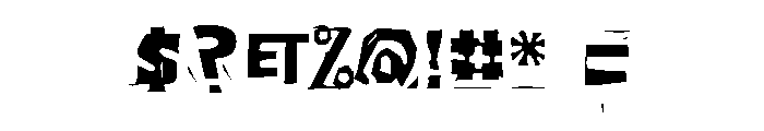 Woodcut Sans Font OTHER CHARS