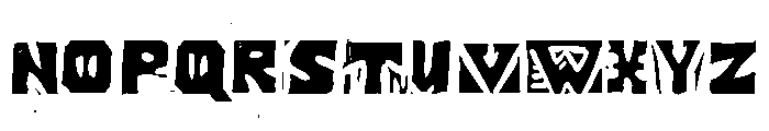 Woodcut Sans Font UPPERCASE