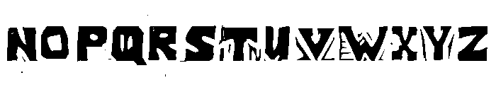 Woodcut Sans Font LOWERCASE