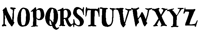 Woodrow Regular Font UPPERCASE