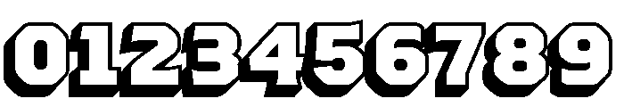 Worker 3D Block 1 Font OTHER CHARS