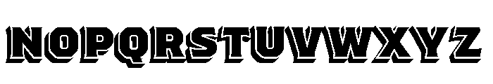 Worker 3D Block 2 Font UPPERCASE