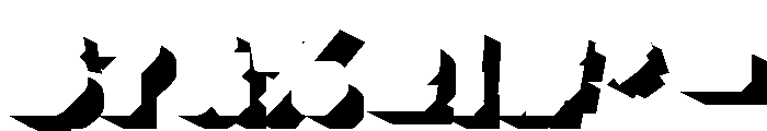 Worker 3D Cast Shadow Font OTHER CHARS