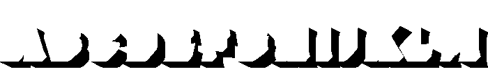 Worker 3D Cast Shadow FONT