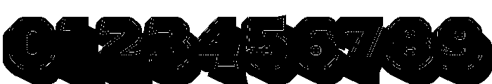 Worker 3D Color Font OTHER CHARS