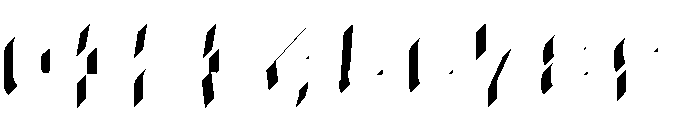 Worker 3D Highlight Font OTHER CHARS