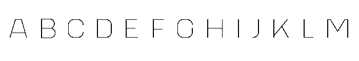Worker 3D Inline Font UPPERCASE