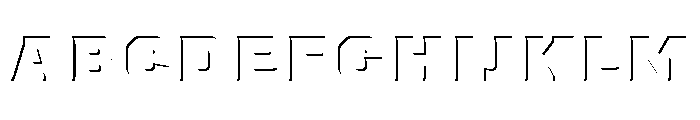 Worker 3D Inside Shadow FONT
