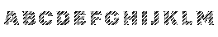 Worker 3D Lines FONT