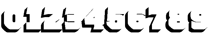 Worker 3D Shadow Highlight Font OTHER CHARS