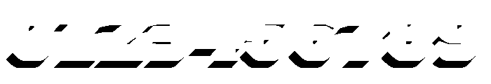 Worker 3D Shadow Font OTHER CHARS