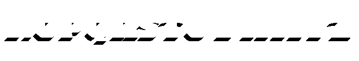 Worker 3D Shadow Font LOWERCASE