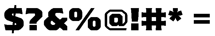 Worker Black Font OTHER CHARS