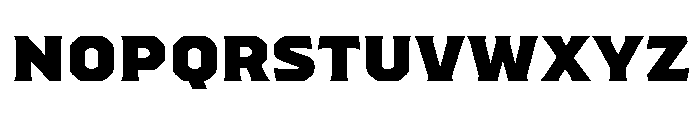Worker Black Font LOWERCASE