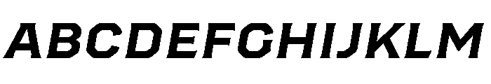Worker Bold Slanted FONT