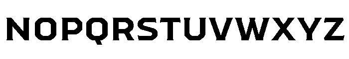 Worker Bold Font LOWERCASE