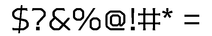 Worker Light Font OTHER CHARS