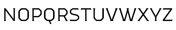 Worker Light Font UPPERCASE