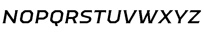 Worker Regular Slanted Font LOWERCASE