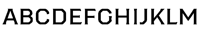 Worker Regular Font UPPERCASE