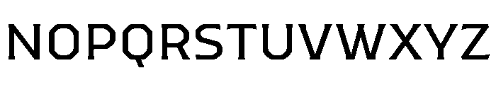 Worker Regular Font UPPERCASE