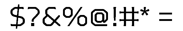 Worker Font OTHER CHARS