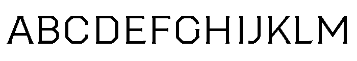 Worker Font UPPERCASE