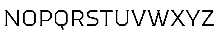 Worker Font UPPERCASE
