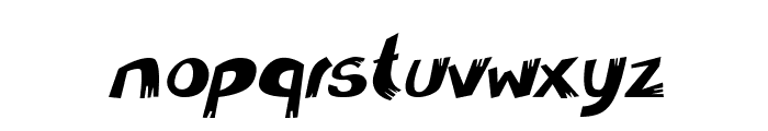 Wonista-BoldItalic Font LOWERCASE