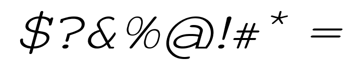 Worship-ExpandedItalic Font OTHER CHARS