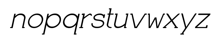 Worship-Italic Font LOWERCASE