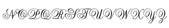 Worthington Font UPPERCASE