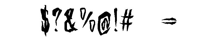 Wraithborn Font OTHER CHARS