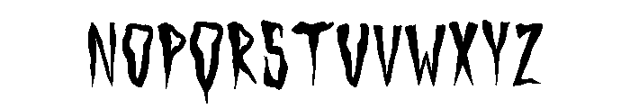 Wraithborn Font LOWERCASE