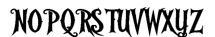Wraithborne Font UPPERCASE