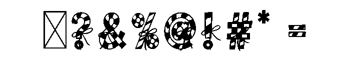 Wrapped Wishes Color Font OTHER CHARS