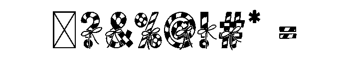 Wrapped Wishes Font OTHER CHARS