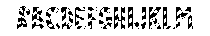 Wrapped Wishes Font UPPERCASE