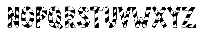 Wrapped Wishes Font UPPERCASE
