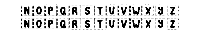 Wrapping Regular Font LOWERCASE