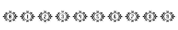 Wreath Snow Font OTHER CHARS