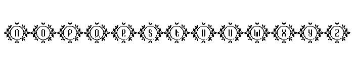 Wreath Snow Font UPPERCASE